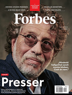 Presser G�bor a&nbsp;Forbes magazin c�mlapj�n